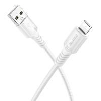 Кабель USB BOROFONE BX116 Certain USB - Lightning, 2.4А, 1 м, белый
