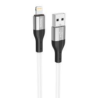 Кабель USB HOCO X72 Creator USB - Lightning, 2.4А, 1 м, белый