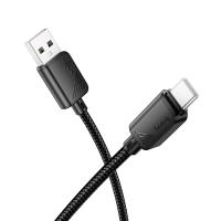 Кабель USB HOCO X113 Beneficio USB - Type-C, 3A, 1 м, черный