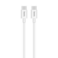Кабель USB-C HOCO X23 Skilled Type-C - Type-C, 3A, 1 м, белый
