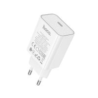 Сетевое зарядное устройство HOCO C143A Benefit 1xUSB-C, 20W, белый оптом Сетевое зарядное устройство HOCO C143A Benefit 1xUSB-C, 20W, белый