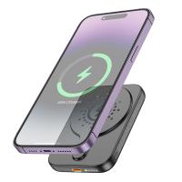 Портативный аккумулятор HOCO J117 Esteem, с беспроводной зарядкой, 20W, 5000 мА⋅ч, черный