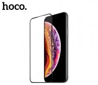 Защитное стекло HOCO A12 для iPhone XS Max/11 Pro Max, Full Glue 3D, прозрачный+черная рамка