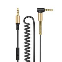 Аудиокабель HOCO UPA02 AUX с микрофоном Jack 3,5 (m) - Jack 3,5 (m), 2 м, черный