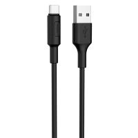 Кабель USB HOCO X25 Soarer USB - Type-C, 2А, 1 м, черный