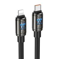 Кабель USB-C HOCO U143 Joy Type-C - Lightning, 27W, 1.2 м, черный