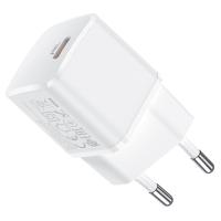 Сетевое зарядное устройство HOCO N10 Starter 1xUSB-C, 3.0A, 20W, белый