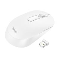 Мышь беспроводная HOCO GM14 Platinum, Bluetooth, белый