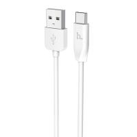 Кабель USB HOCO X1 Rapid USB - Type-C, 2.1А, 1 м, белый