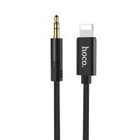Аудиокабель HOCO UPA13 AUX Jack 3,5 (m) - Lightning (m), 1 м, черный