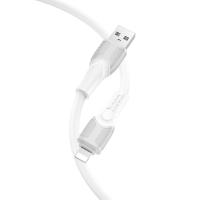 Кабель USB HOCO X106 Big bull USB - Lightning, 2.4А, 12W, 2 м, белый