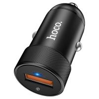 Автомобильное зарядное устройство HOCO Z32A Flash, 1xUSB, 4A, 18W, черный