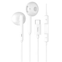 Проводные наушники HOCO L10 Acoustic, Type-C, 1.2 м, белый