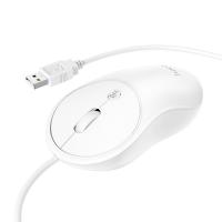 Мышь проводная HOCO GM13 Esteem, USB, белый