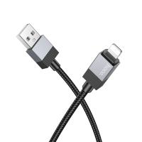 Кабель USB HOCO X110 Honorific USB - Lightning, 2.4А, 1 м, черный