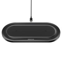 Беспроводное зарядное устройство BOROFONE BQ7 Prominent для iPhone+Airpods, 2A, 5W/7.5W/10W, черный