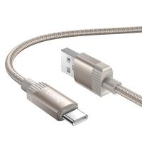 Кабель USB HOCO X117 Star USB - Type-C, 3A, 1 м, золотой
