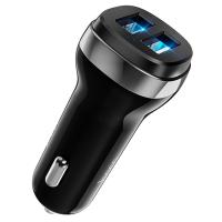 Автомобильное зарядное устройство HOCO Z40 Superior, 2xUSB, 2.4A, черный