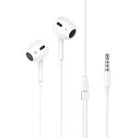 Проводные наушники BOROFONE BM30 Max Acoustic, Jack 3.5mm, 1.2 м, белый