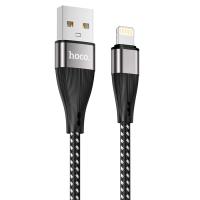 Кабель USB HOCO X57 Blessing USB - Lightning, 2.4А, 1 м, черный
