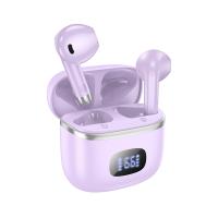 Беспроводные наушники TWS HOCO EQ1 Music, Bluetooth 5.3, фиолетовый оптом Беспроводные наушники TWS HOCO EQ1 Music, Bluetooth 5.3, фиолетовый