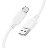 Кабель USB BOROFONE BX115 Lotto USB - Type-C, 3A, 1 м, белый