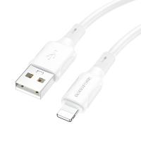 Кабель USB BOROFONE BX80 USB - Lightning, 2.4А, 1 м, белый