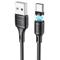 Кабель USB HOCO X52 Sereno USB - Type-C магнитный, 2А, 1 м, черный