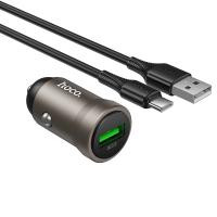 Автомобильное зарядное устройство HOCO Z62 Energy, 1xUSB с Кабелем USB - Type-C, 18W, золотой оптом Автомобильное зарядное устройство HOCO Z62 Energy, 1xUSB с Кабелем USB - Type-C, 18W, золотой