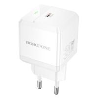 Сетевое зарядное устройство BOROFONE BN18 Intenso 1xUSB-C, 20W, белый
