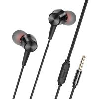 Проводные наушники BOROFONE BM52 Revering, Jack 3.5mm, 1.2 м, черный