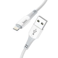 Кабель USB HOCO X70 Ferry USB - Lightning, 2.4А, 1 м, белый