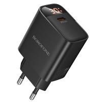 Сетевое зарядное устройство BOROFONE BA97A Ilustre  1xUSB-C, 30W, черный