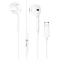 Проводные наушники HOCO M80 Original series, Lightning, 1.2 м, белый