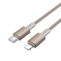 Кабель USB-C HOCO X119 Energy Type-C - Lightning, 27W, 1 м, золотой