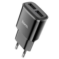Сетевое зарядное устройство HOCO C88A Star 2xUSB, 2.4A, 10.8W, черный
