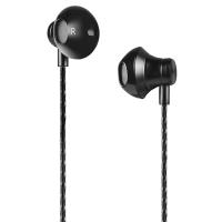 Проводные наушники HOCO M18 Gesi Metallic, Jack 3.5mm, 1.2 м, черный