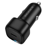 Автомобильное зарядное устройство BOROFONE BZ34A Cloud, 1xUSB-C, 20W, черный