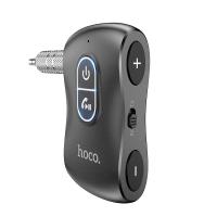 Автомобильный Bluetooth-приемник HOCO E73 Pro Journey, 200 мАч, Jack 3.5мм/Bluetooth, черный