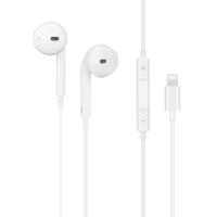 Проводные наушники HOCO L7 Plus Original, Lightning, 1.2 м, белый