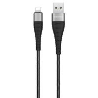 Кабель USB BOROFONE BX32 Munificent USB - Lightning, 2.4А, 1 м, черный