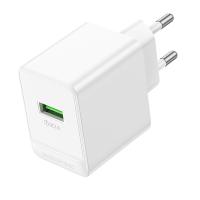 Сетевое зарядное устройство BOROFONE BAS12A Erudite 1xUSB, 18W, белый
