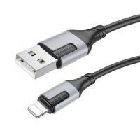 Кабель USB BOROFONE BX101 Creator USB - Lightning, 2.4А, 1 м, черный