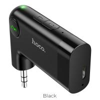 Автомобильный Bluetooth-приемник HOCO E53 Dawn sound, 145 мАч, Bluetooth, черный