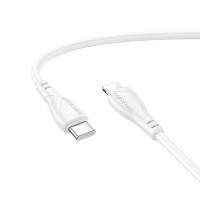 Кабель USB-C BOROFONE BX121 Energy Type-C - Lightning, 27W, 1 м, белый