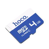 Карта памяти microSD HOCO TF high speed, 4GB, темно-синий