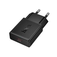 Сетевое зарядное устройство HOCO N72 Speed 1xUSB-C, 20W, черный оптом Сетевое зарядное устройство HOCO N72 Speed 1xUSB-C, 20W, черный