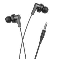 Проводные наушники HOCO M114 Jia, Jack 3.5mm, 1.2 м, черный оптом Проводные наушники HOCO M114 Jia, Jack 3.5mm, 1.2 м, черный