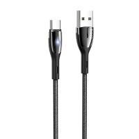 Кабель USB HOCO U89 Safeness USB - Type-C, 3A, 1.2 м, черный
