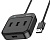 USB HUB разветвитель HOCO HB31 Easy 4 в 1 USB2.0 (m) - 4xUSB2.0 (f), 20 см, черный